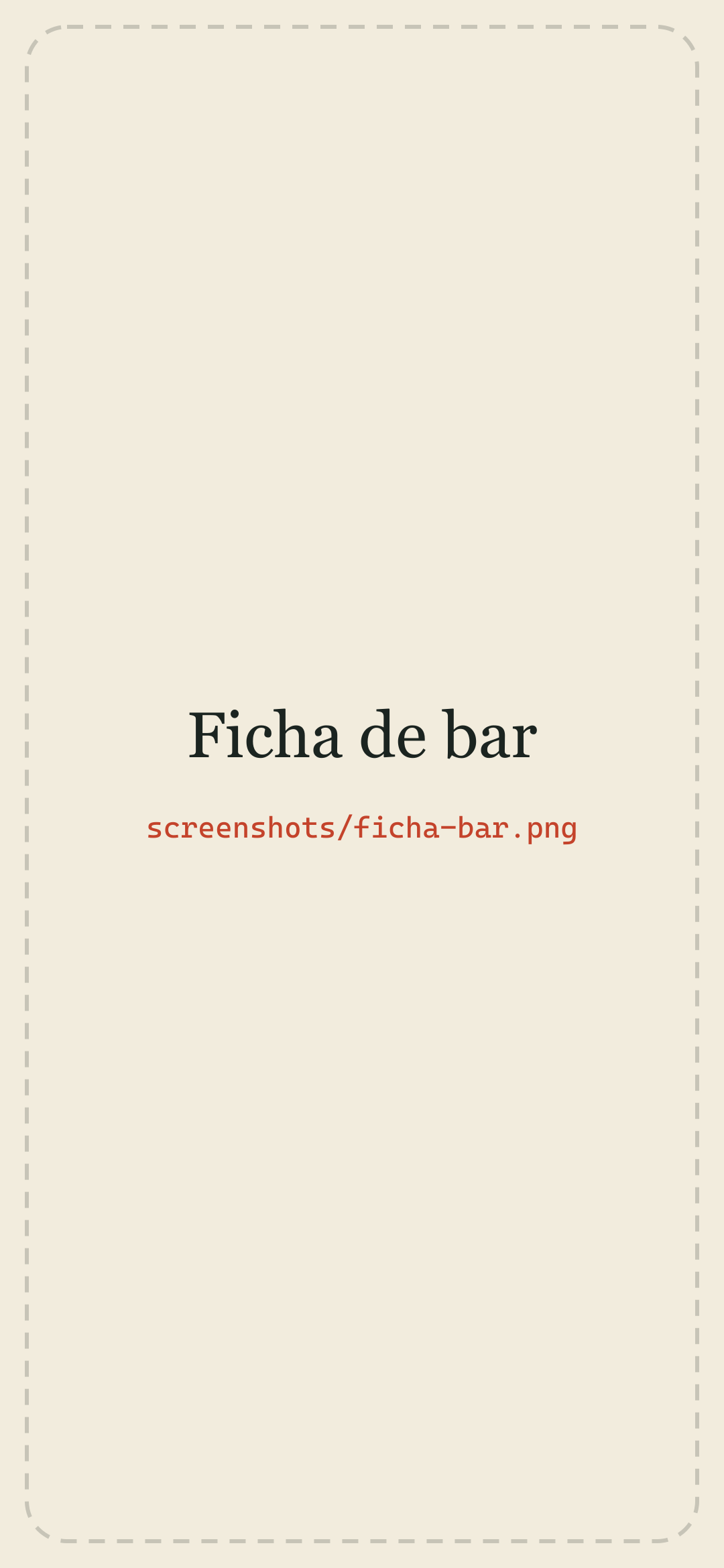 Ficha de bar